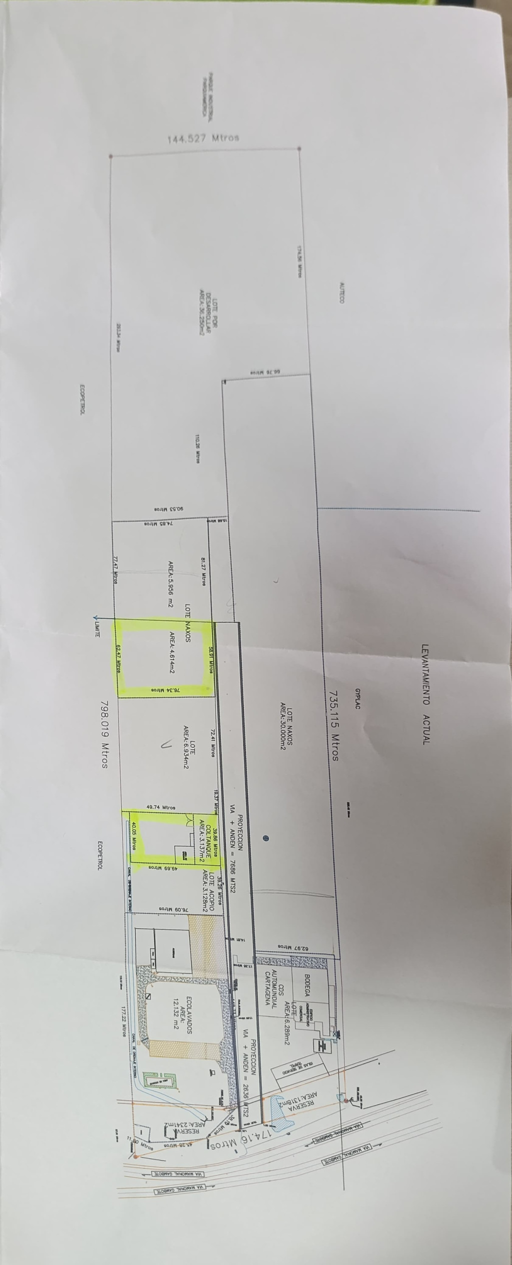 LOTE EN ARRIENDO – MAMONAL – CARTAGENA
